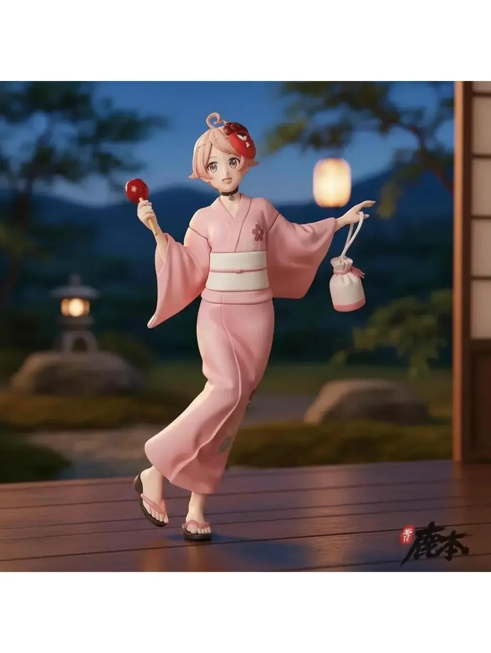SEGA Witch Watch Nico Wakatsuki Figure Pink New Luminasta Kimono Festival US Sel